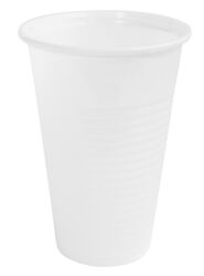 Office Products Kubek plastikowy termiczny, 200ml, 100 szt., biały