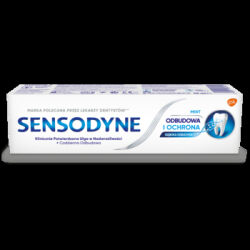 Sensodyne Odbudowa I Ochrona Pasta Z Fluorem Do Nadwrażliwych Zębów, Wyrób Medyczny, Utwardzająca Szkliwo O Smaku Miętowym, 75 Ml