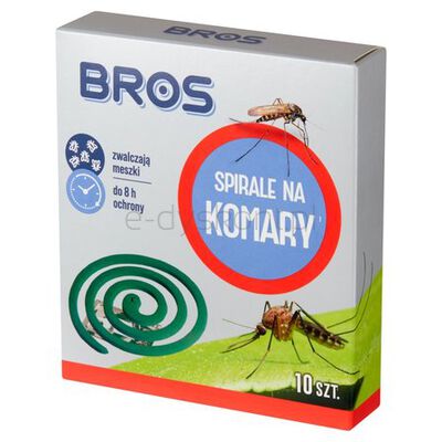 Bros spirale na komary 10szt