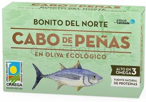 Tuńczyk bonito w ekologicznej oliwie z oliwek 111 g