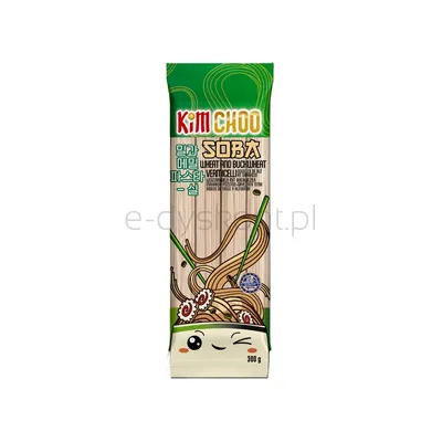 Kimchoo Makaron Pszenno-Gryczany Nitki Soba 300G/48