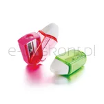 Temperówka plastikowa KEYROAD z gumką, Twist, pojedyńcza, w plastikowej tubie - 2