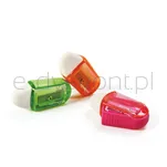 Temperówka plastikowa KEYROAD z gumką, Twist, pojedyńcza, w plastikowej tubie - 4