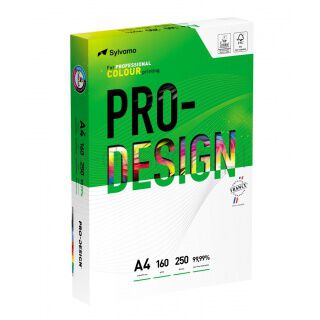 Pro-Design Fsc Papier kserosatynowany, klasa A++, A4, 168CIE, 160gsm, 250 ark.