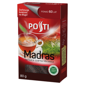 Posti Herbata Madras Liściasta Czarna 80 G