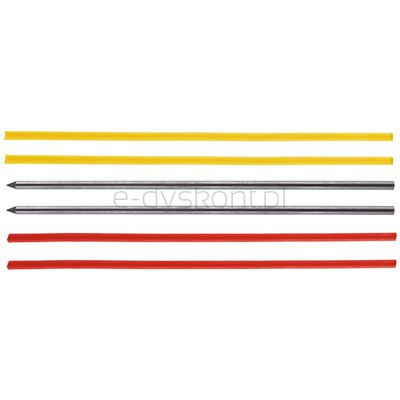 Wymienne wkłady e-8881 EDDING, do ołówka e-8880, 6 szt., mix kolorów