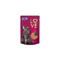 My Love pełnoporcjowa karma w saszetkach dla dorosłych psów z rybą 100g