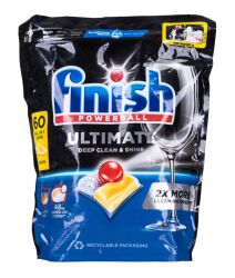 Finish Tabletki do zmywarki Ultimate All in One, 60 szt., lemon