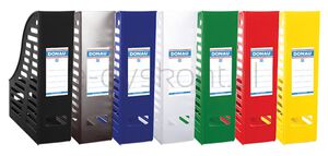 Pojemnik ażurowy na dokumenty DONAU, PP, A4, składany, dymny