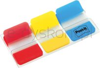 Post-It Zakładki Indeksujące Do Archiwizacji (686-Ryb), Pp, Silne, 38X25,4Mm, 3X22 Kart., Mix Kolorów  - 2