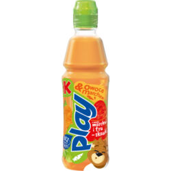 Kubuś Play! Napój z marchwi i owoców marchew truskawka jabłko 400 ml