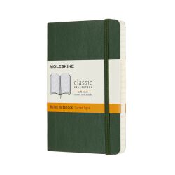Moleskine Notes P (9x14cm), w linie, miękka oprawa, 192 strony, myrtle green