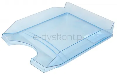 Office Products Szufladka Na Biurko Polistyren/Pp, A4, Transparentna Niebieska