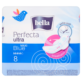 Bella Podpaski Perfecta Maxi Blue 8 Sztuk(p)