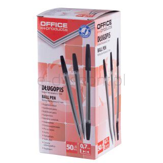 Office Products Długopis, 1,0mm, czarny [BIURO]