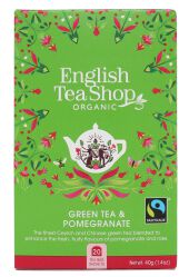 English Tea Shop Herbata Zielona Z Granatem (20X2) Bio 40 G