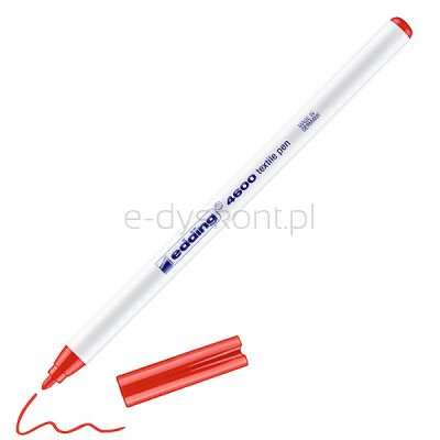 Edding Pisak Tekstylny E-4600 1 Mm, Czerwony