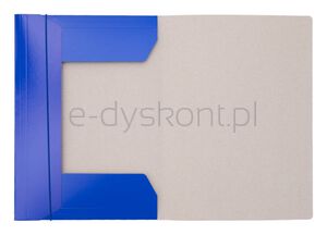 Teczka z gumką OFFICE PRODUCTS, karton/lakier, A4, 320gsm, 3-skrz., mix kolorów