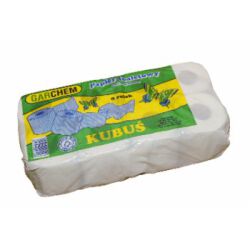 Kubuś Papier toaletowy szary 8 rolek 1-warstwowy(cena za 8 sztuk)