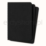 Moleskine Zestaw 3 Zeszytów Cahier Journals P (9x14cm) gładki, 64 strony, czarny  - 2