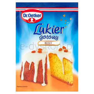 Dr.Oetker Lukier gotowy biały 100 g