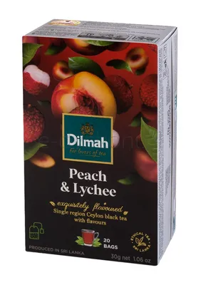 Dilmah Herbata aromat brzoskwinia & lychee, 20 torebek