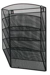 Zestaw 5 półek Q-Connect Office Set, metalowy, A4, czarny