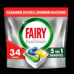 Fairy Platinum All In One Kapsułki do zmywarki Cytryna 34 szt.