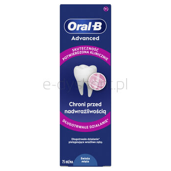 Oral-B Pro-Expert Sensitive Calm Sensation Pasta Do Zębów O Smaku Mięty Eukaliptusowej 75 ml