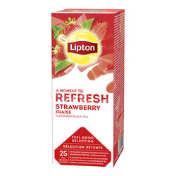 Lipton Herbata Classic Strawberry 25 Kopert X 1.6G 