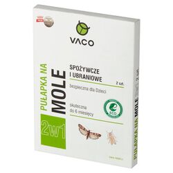 ECO VACO Pułapka na mole kuchenne i ubraniowe (2w1) 2x1 szt.