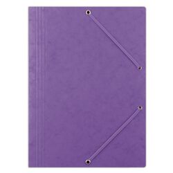 Donau Teczka z gumką preszpan, A4, 390gsm, 3-skrz., fioletowa