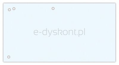 Office Products Przekładki karton, 1/3 A4, 240x105mm, 100szt., białe