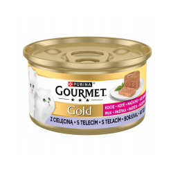 Gourmet Gold Mus dla kociąt z cielęciną 85g
