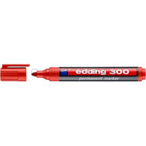 Edding Marker permanentny A8 e-300 czerwony