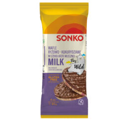 Sonko. Wafle ryżowo-kukurydziane w czekoladzie mlecznej 65 g