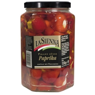 La Sienna Pepper Balls: Słodko-Pikantna Papryczka Wypełniona Serem Śmietankowym 1,55 Kg