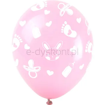 Balony Baby Shower - Dziewczynka (5 Szt.)