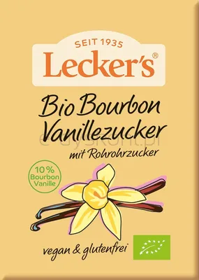 Lecker`S Cukier Waniliowy Bourbon Bio 8 G