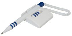 Office Products Długopis na sprężynce leżący, samoprzylepny, niebieski