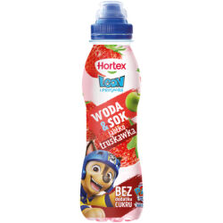 Hortex Leon i Przyjaciele Woda+sok jabłko,truskawka butelka aPet 400ml SK