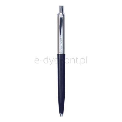 Q-Connect Długopis Automatyczny Prestige, 0,7Mm, Niebiesko/Srebrny, Wkład Niebieski 