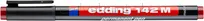 Edding Foliopis E-142 M 1Mm, Czerwony  - 2
