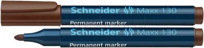 Schneider Marker Permanentny Maxx 130, Okrągły, 1-3Mm, Brązowy 