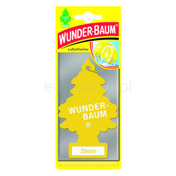 Wunderbaum Odświeżacz Powietrza Choinka Zapachowa Cytryna