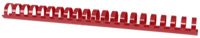 Office Products Grzbiety Do Bindowania  A4 25Mm (240 Kartek), 50 Szt., Czerwony