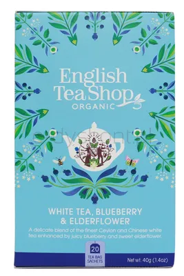 Herbata Biała Z Dzikim Bzem I Borówką (20X2) Bio 40G