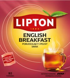 Lipton Herbata English Breakfast Czarna (92 Torebki)(data przydatności 31.10.2026)
