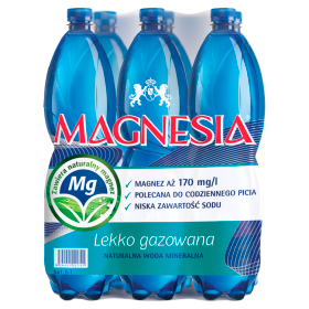 Woda Magnesia Lekko Gazowana 1,5L