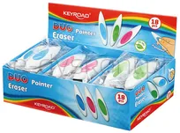 Gumka uniwersalna KEYROAD Duo-Pointer, pakowane na displayu, mix kolorow - 2